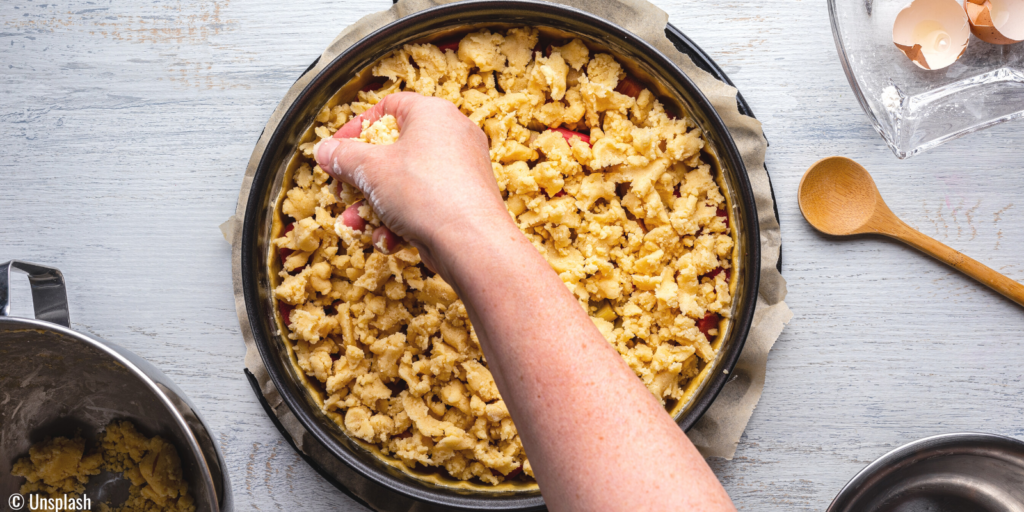 Apfel Crumble Rezept - Schnell &amp; Einfach | Rezepte by Kribbelbunt
